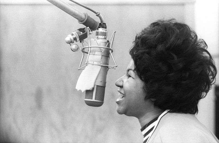 Aretha Franklin Recording in New York, 1969