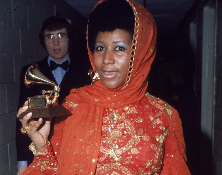 Aretha Franklin at the 17th Annual Grammy Awards, 1975