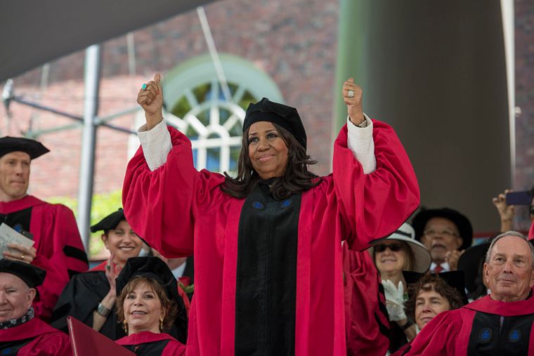 Aretha Franklin Awarded Honorary Doctorate at Harvard University, 2014