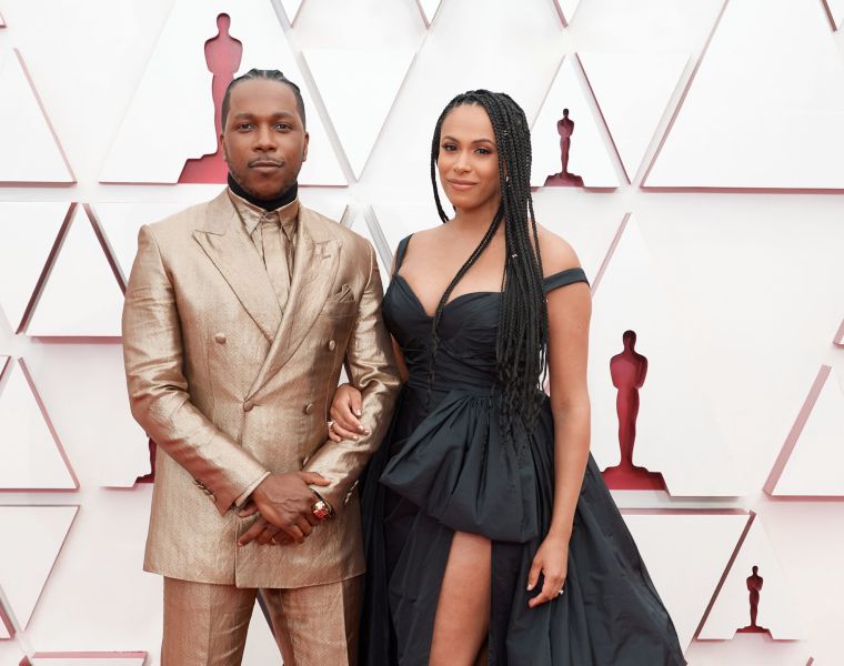 Leslie Odom and Nicolette Robinson