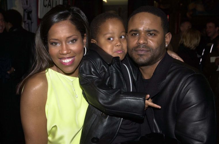 2001 - Regina King, Ian Alexander Jr. and Ian Alexander at the Down to Earth premiere.