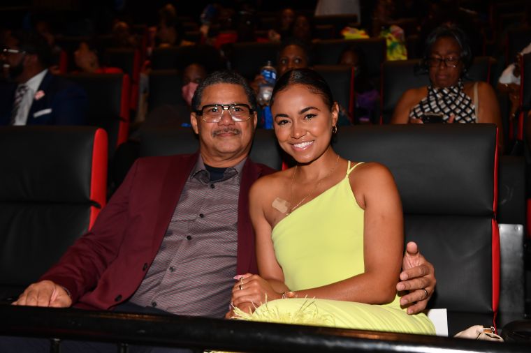 DAWN RAVEN WITH HER FATHER