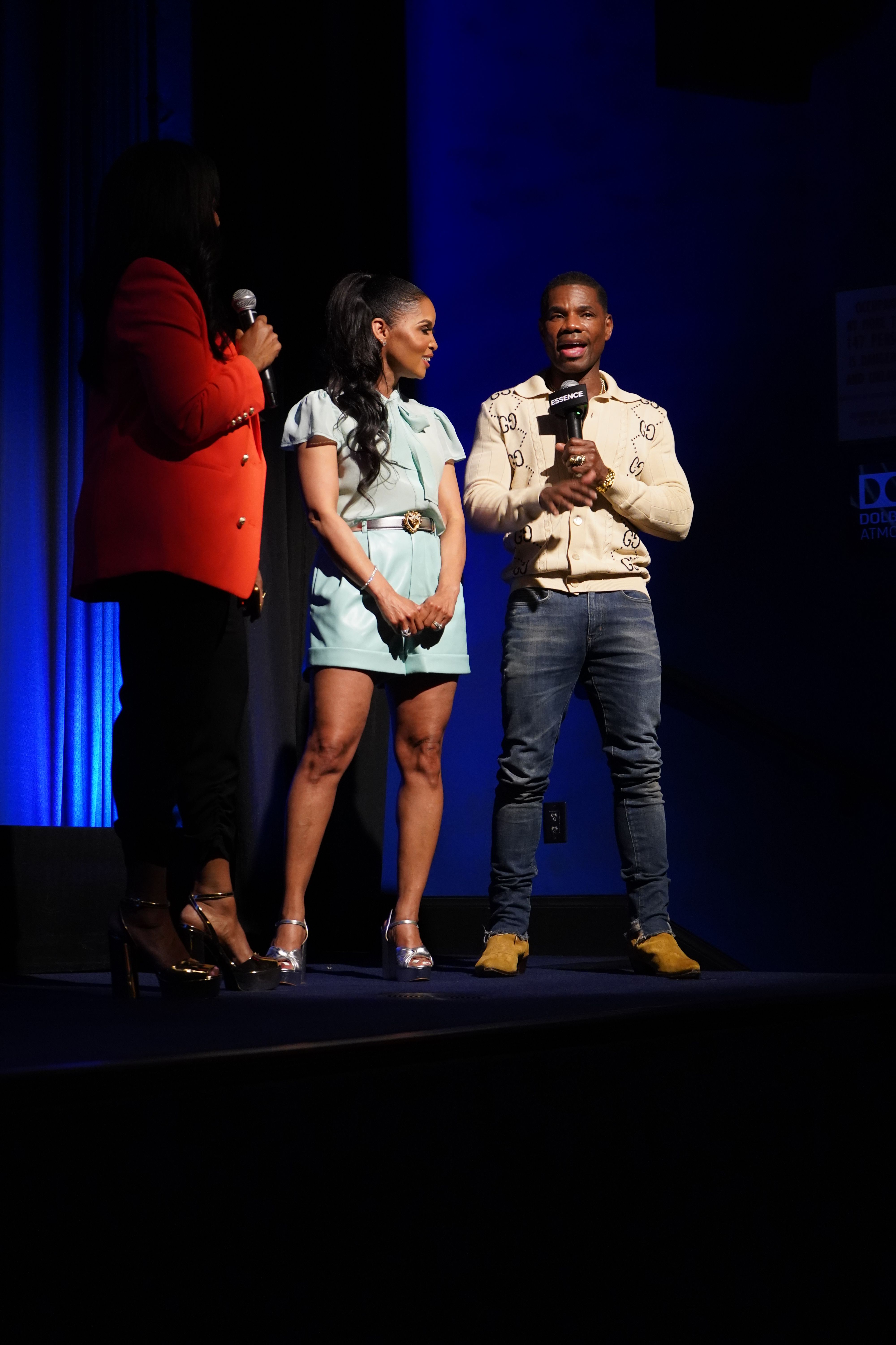 Kirk and Tammy Franklin Onstage at NYC Premier Screening of 'The One'