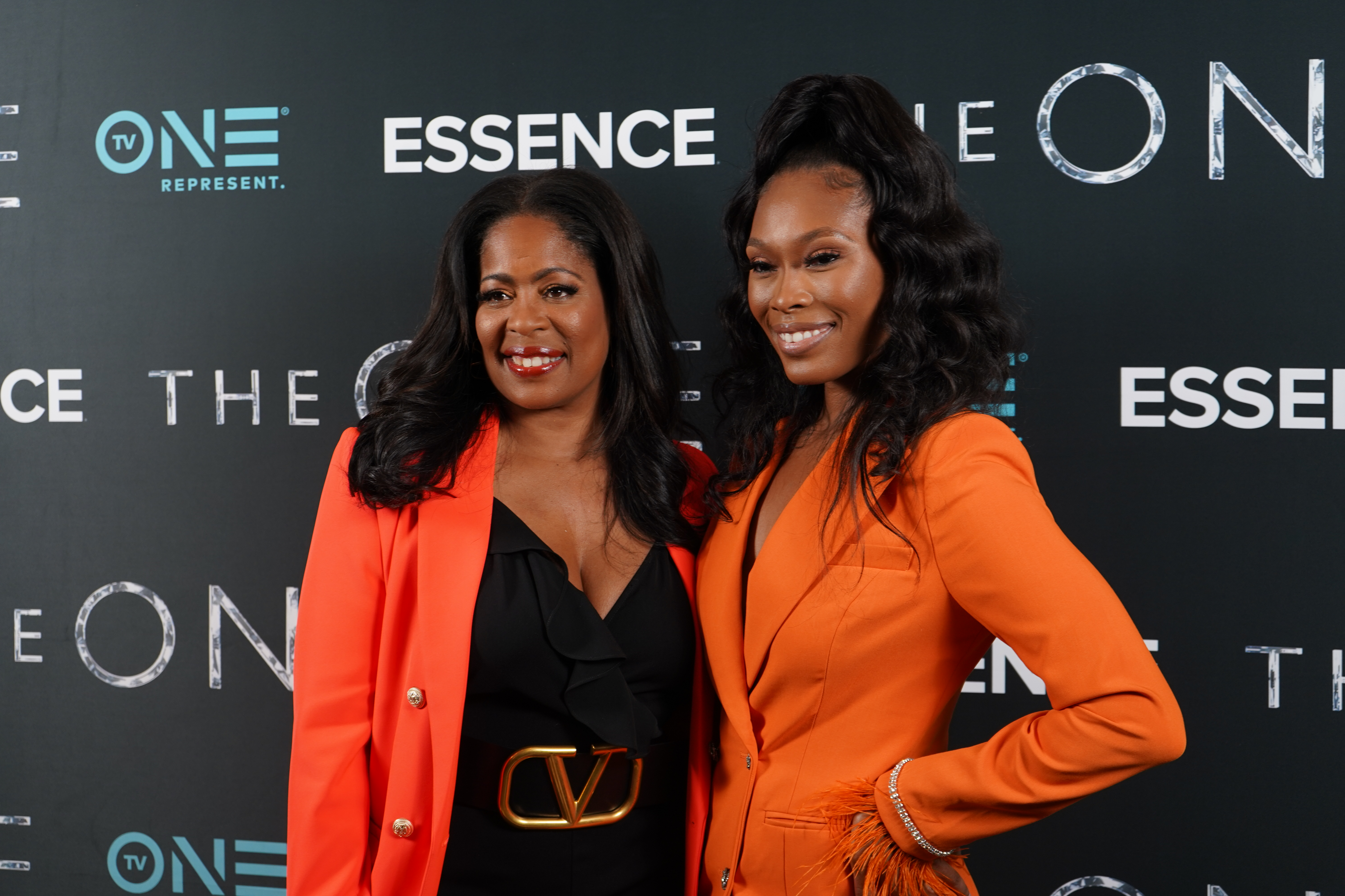 Michelle Rice and Ashley Evans at TV One's NYC Premier Screening of 'The One'