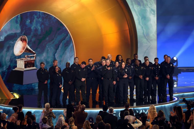 #PrayForLA | Victims of the Historic Los Angeles Wildfires Remained the Focus of the Night. The Brave Firefighters who Battled the Flames in January Were Honored on Stage.