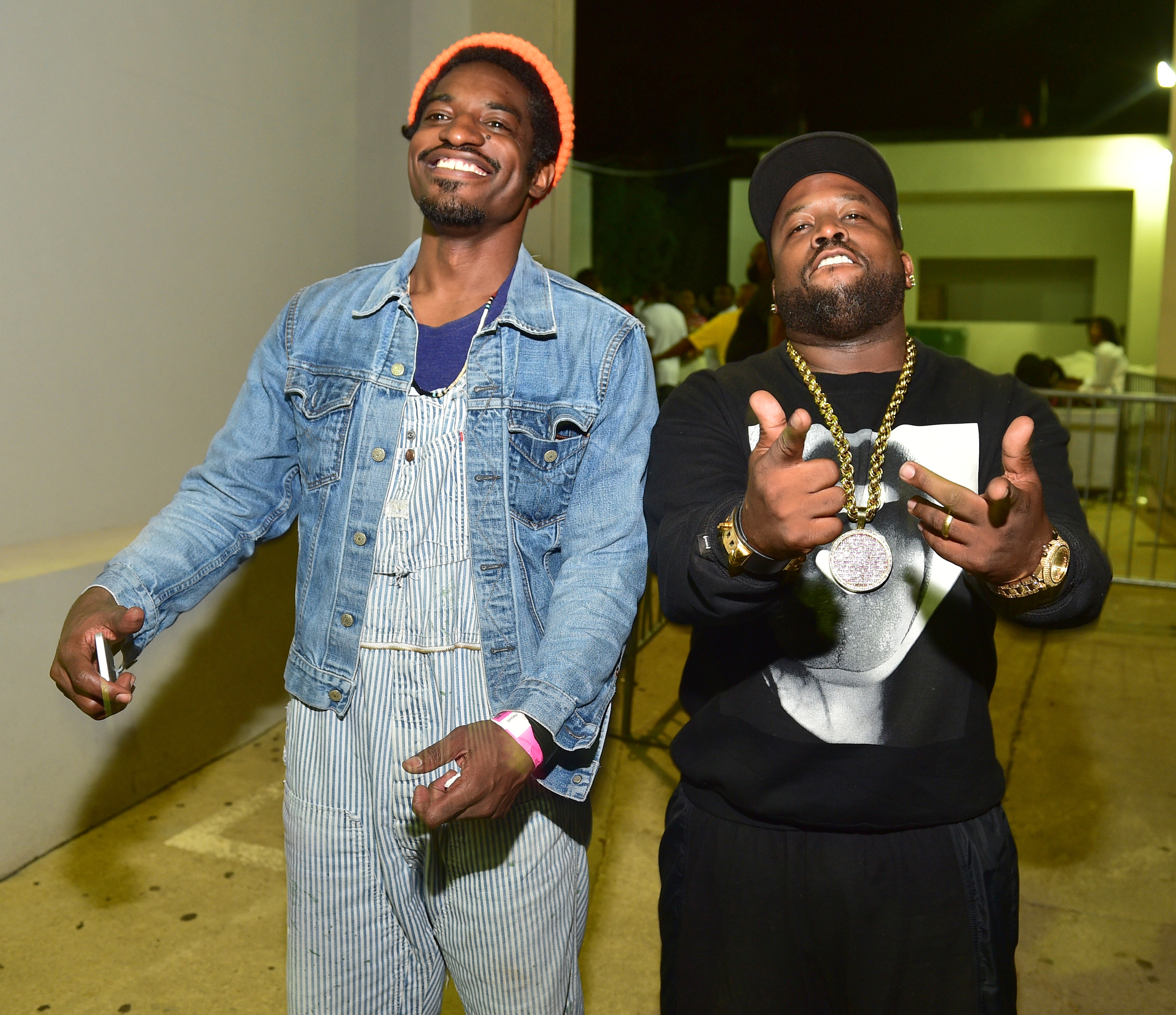 ATLANTA, GA - JUNE 20: Andre 3000 and Big Boi of the Group Outkast attend at Compound on June 20, 2015 in Atlanta, Georgia. (Photo by Prince Williams/WireImage)