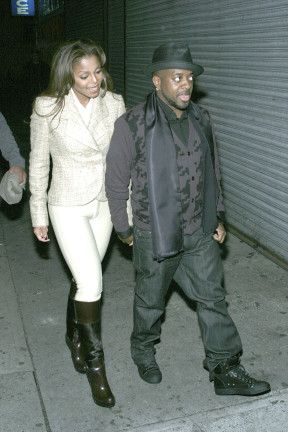 NEW YORK - OCTOBER 15: Janet Jackson and Jermain Dupree at Bud Select Presents Jermaine Dupri's "Young, Rich and Dangerous" Book Release at Marquee on October 15, 2007 in New York. (Photo by Mychal Watts/WireImage)